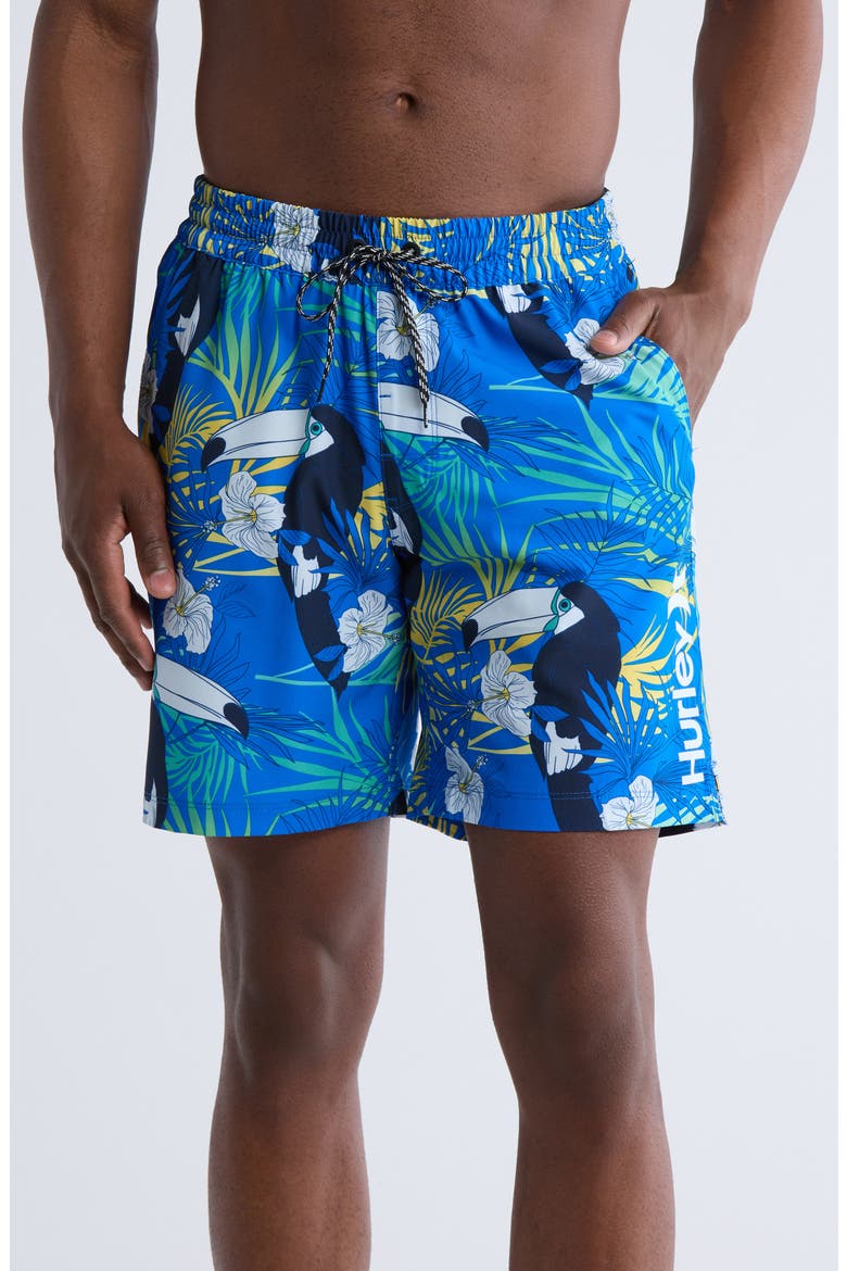 Cuba Volley Swim Trunks, Main, color, WHIRLPOOL