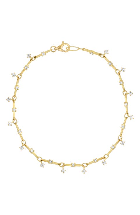 Liora Diamond Line Station Delicate Bracelet