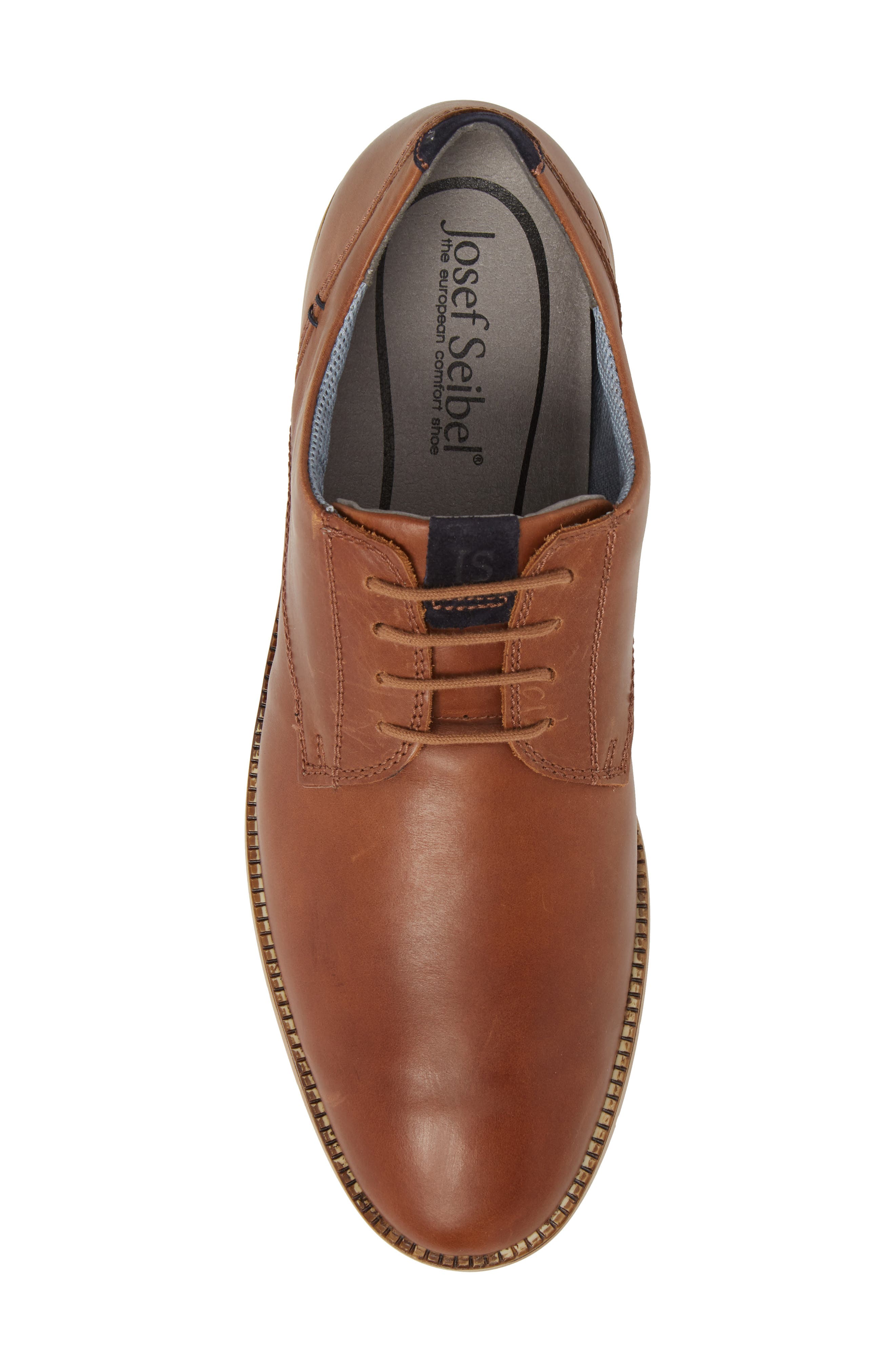 Tyler 09 Derby, Alternate, color, BRANDY/ KOMBI POSITANO LUX