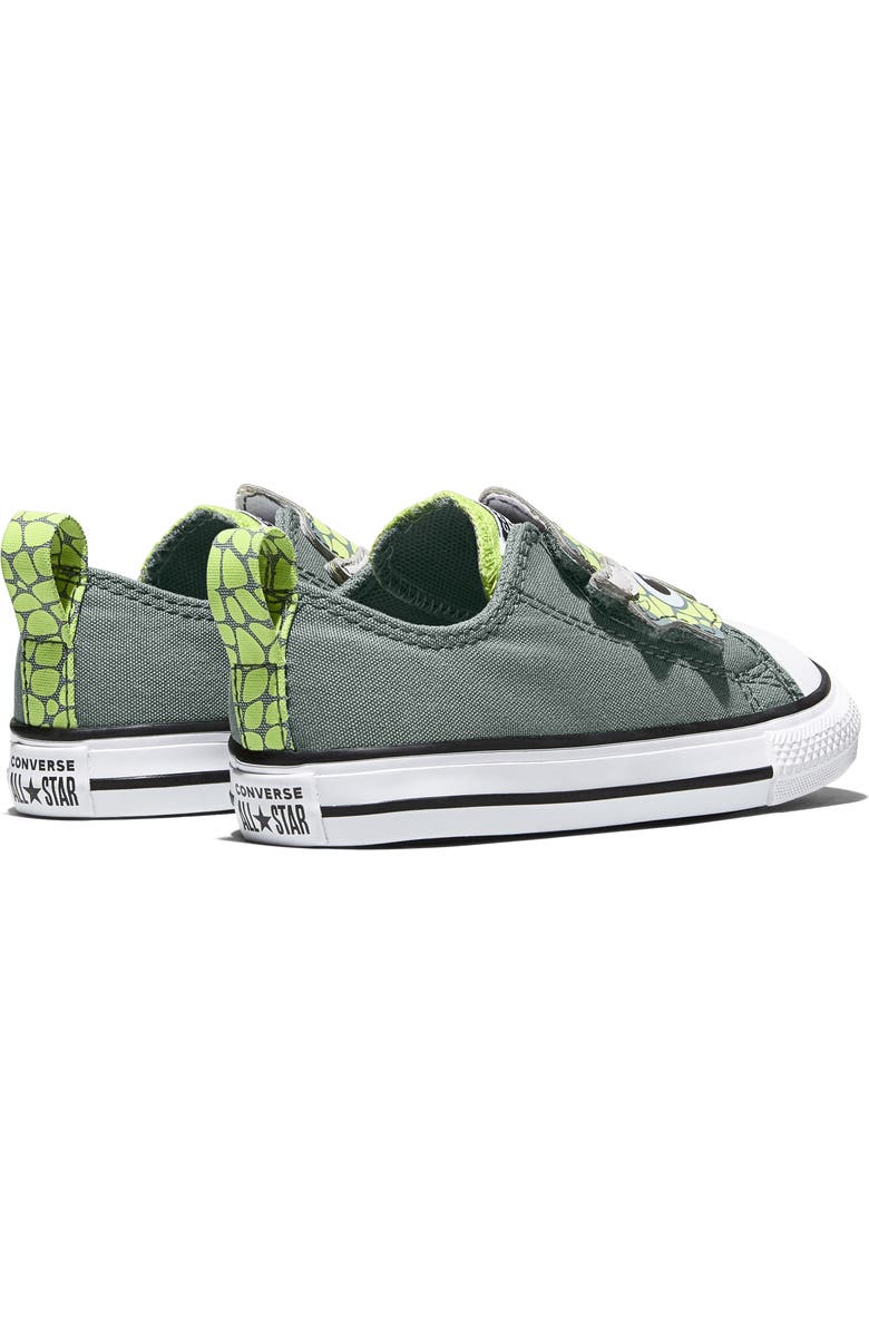 Converse Kids' Chuck Taylor<sup>®</sup> All Star<sup>®</sup> One Strap Sneaker, Alternate, color, Mineral Brew/ Neon Mantis