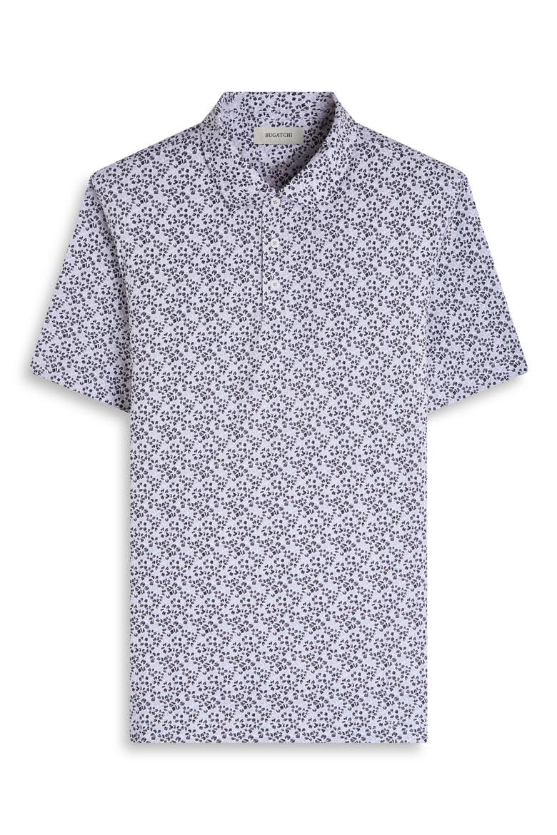 Victor OoohCotton® Floral Polo, Alternate, color, BLACK