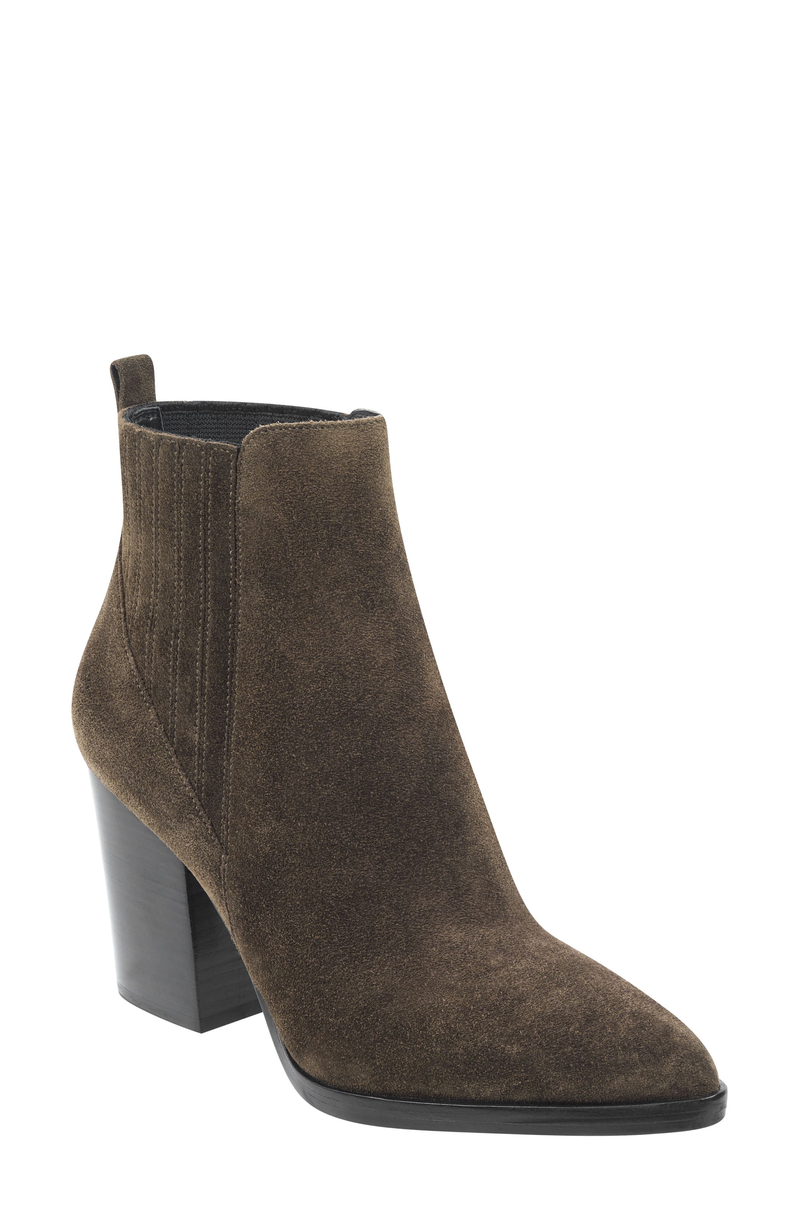 Alva Bootie, Main, color, OLIVE SUEDE