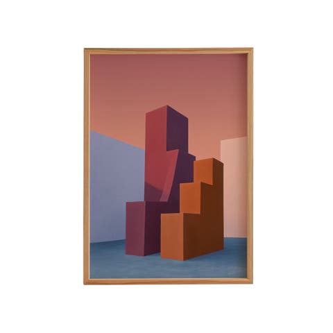 Form and Structure No. 02 Geometric Abstract Art Print