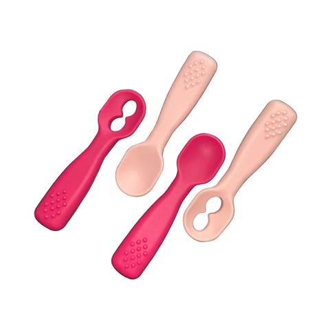 Silicone Baby Feeding Spoon Set 4 Piece
