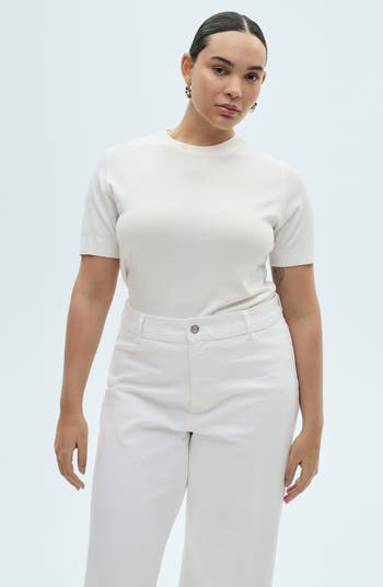 Catherin Raw Hem High Waist Wide Leg Culotte Jeans