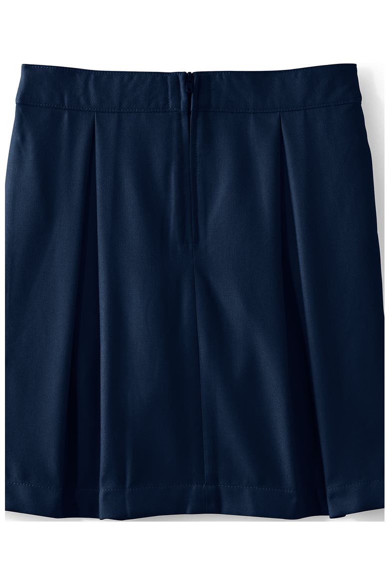 School Uniform Girls Solid Pleated Skort Top of Knee, Alternate, color, Academic Classic Navy