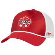 Nike Men's Nike  Red/White Canada Soccer Rise Rope Trucker Adjustable Hat
