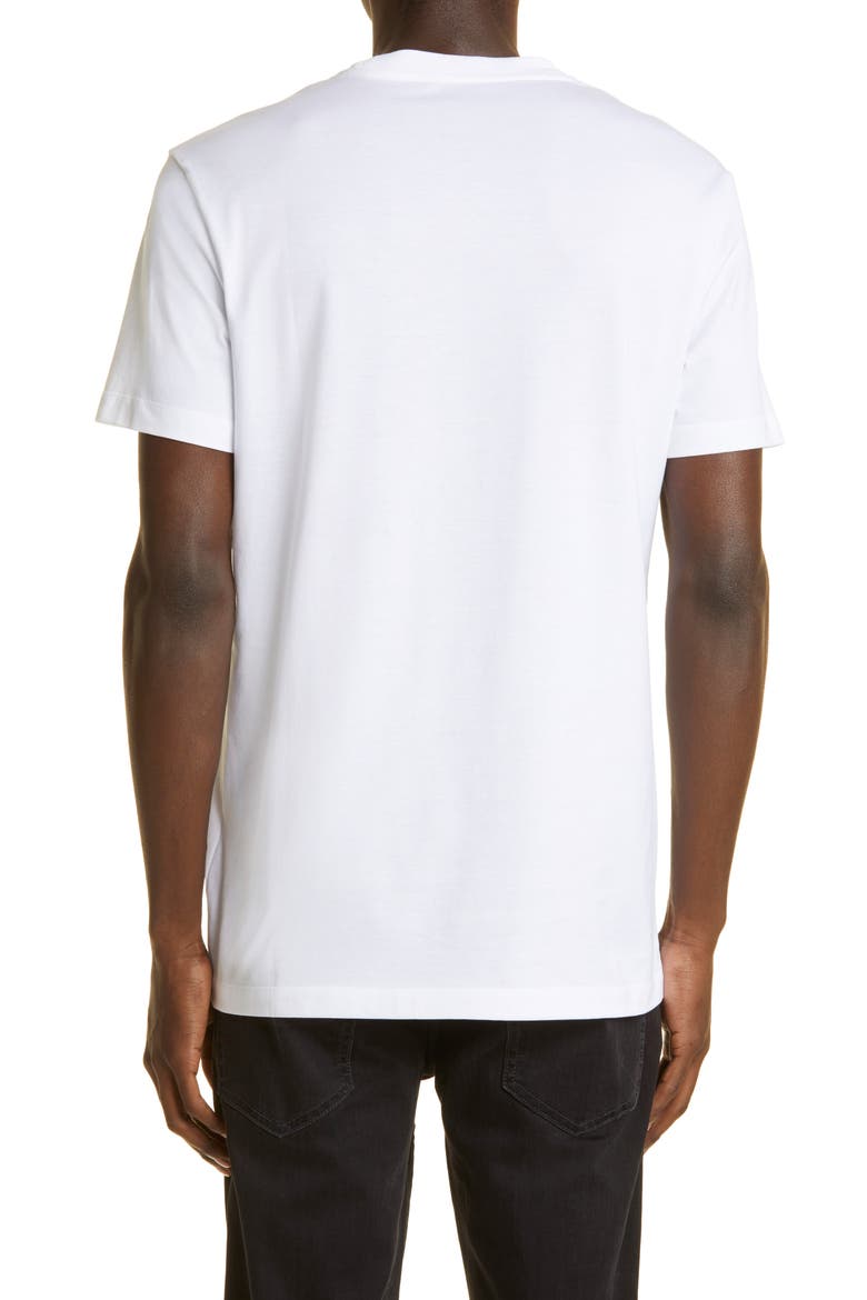 Medusa Logo Cotton Tee, Alternate, color, OPTICAL WHITE
