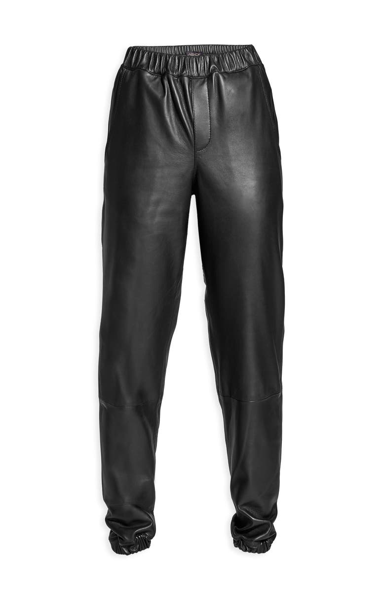 AS by DF The Upcycled Leather Joggers, Alternate, color, 