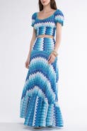 Sunday St. Tropez Kia Knit Cover-Up Crop Top