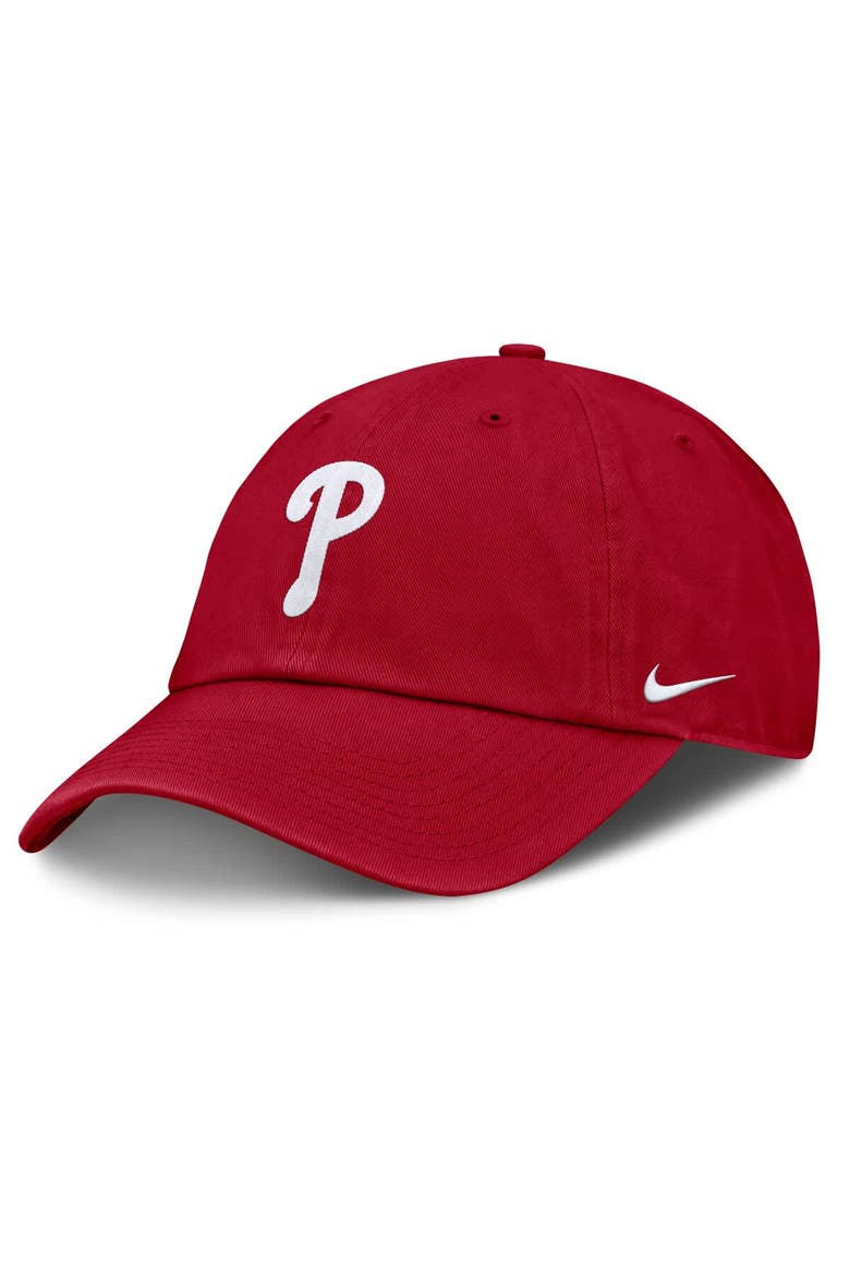 Men's Nike Red Philadelphia Phillies Club Adjustable Hat, Main, color, Red