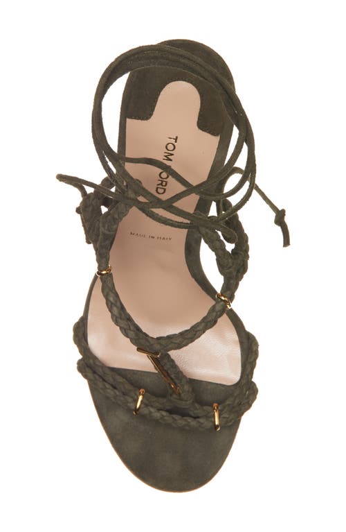 Tom Ford Lily Braided Strap Stiletto Sandal