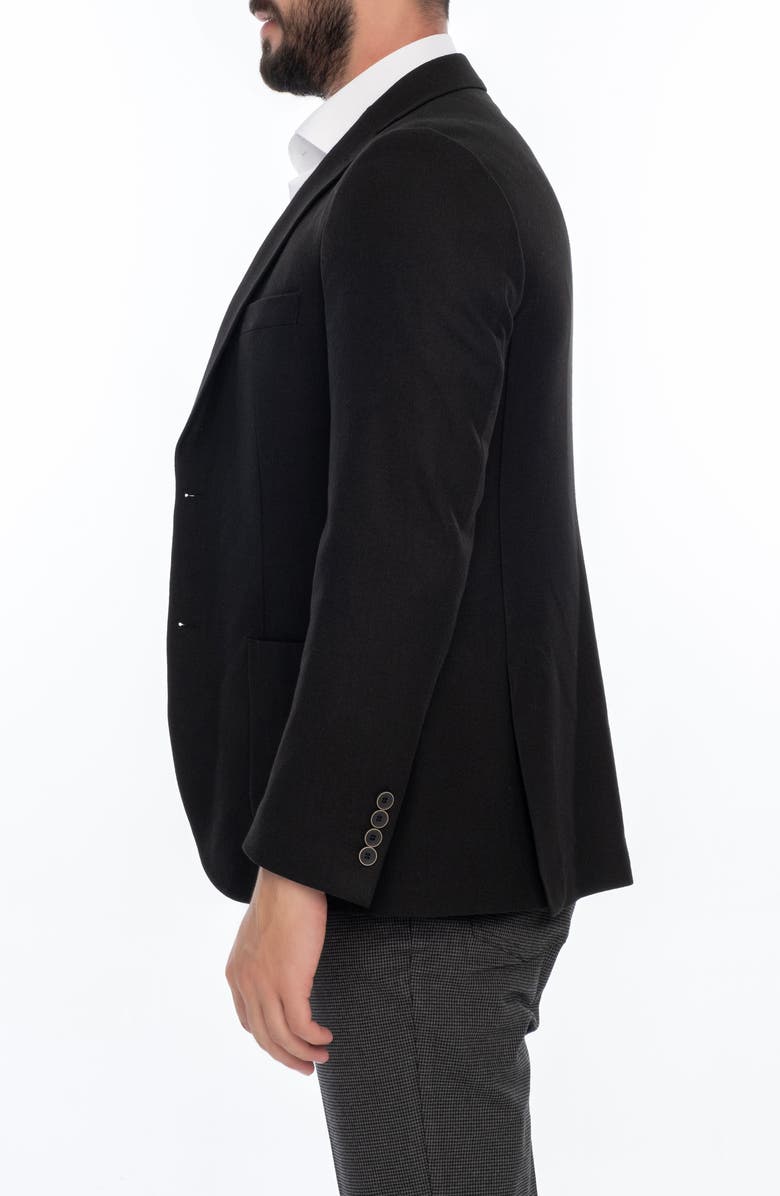 VELLAPAIS Solid Sport Coat, Alternate, color, Black