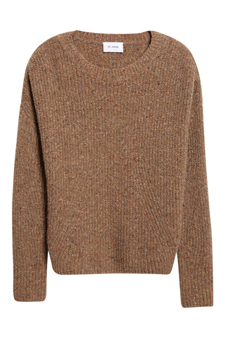 Wool Blend Sweater, Alternate, color, COFFEE