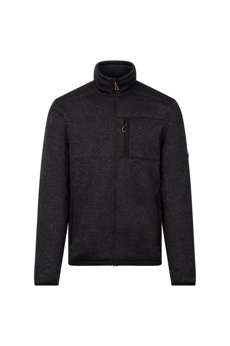 Bramall Fleece Jacket, Main, color, Black Marl
