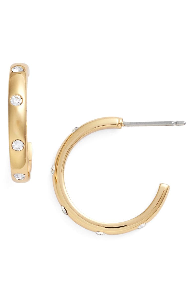 Kate Spade New York 'infinity and beyond' hoop earrings, Main, color, 