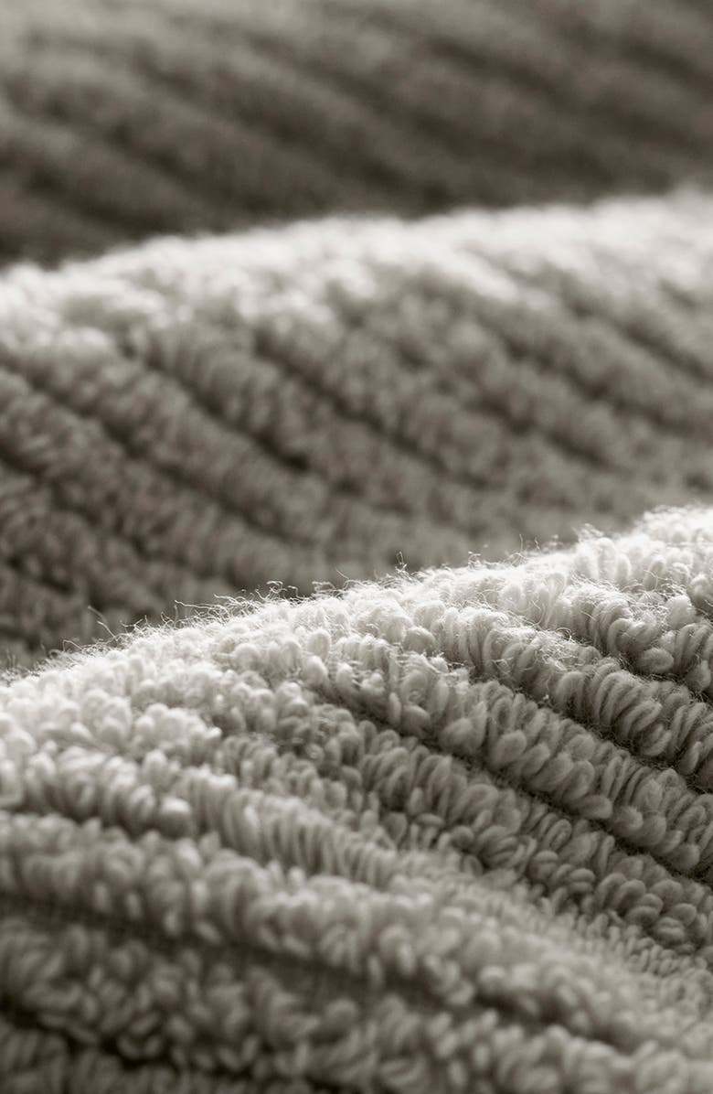 Boll & Branch Turkish Rib Bath Towel, Alternate, color, Pewter