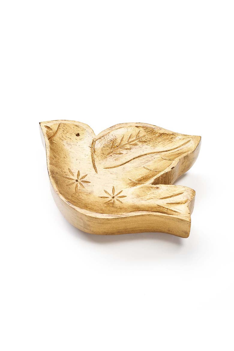 Chamak Bird Trinket Dish, Alternate, color, Natural