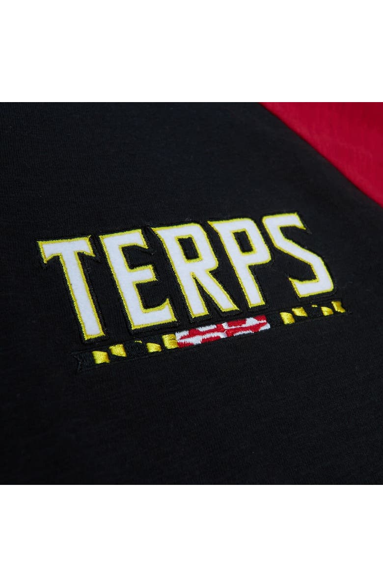 Mitchell & Ness Men's Mitchell & Ness Black Maryland Terrapins Legendary Slub Raglan Long Sleeve T-Shirt, Alternate, color, Black