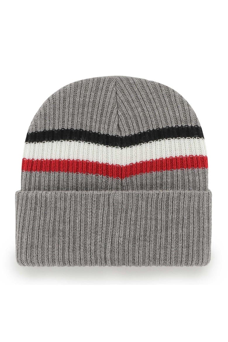 Men's '47 Charcoal Washington Capitals Highline Cuffed Knit Hat, Alternate, color, Charcoal