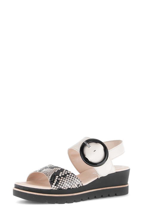 Quarter Strap Wedge Sandal (Women)