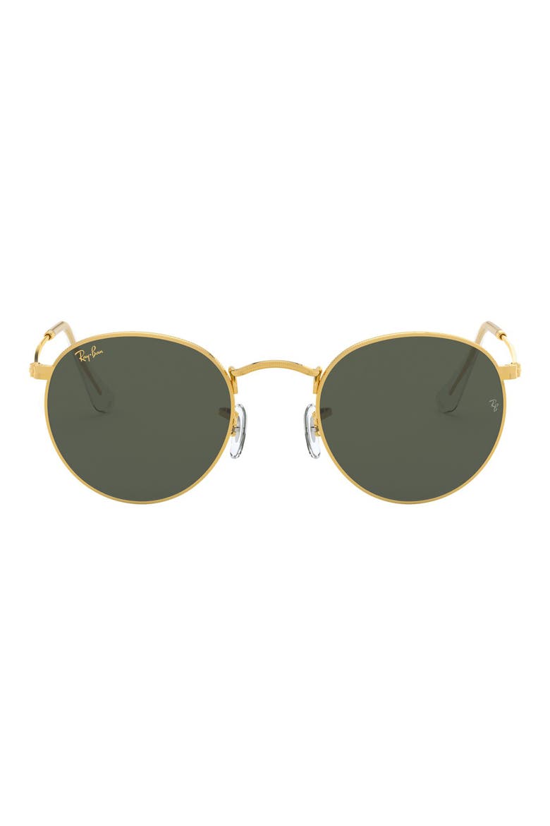 Icons 53mm Retro Sunglasses, Main, color, LEGEND GOLD/ GREEN