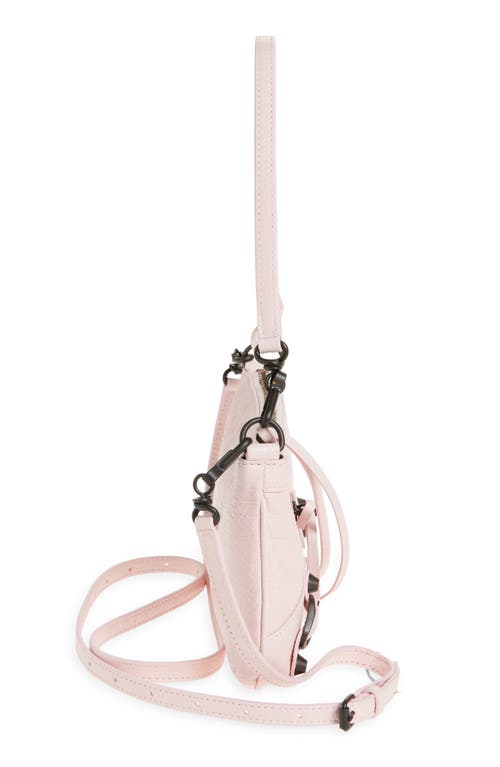 Balenciaga Le City Leather Pouch On A Strap In Pink