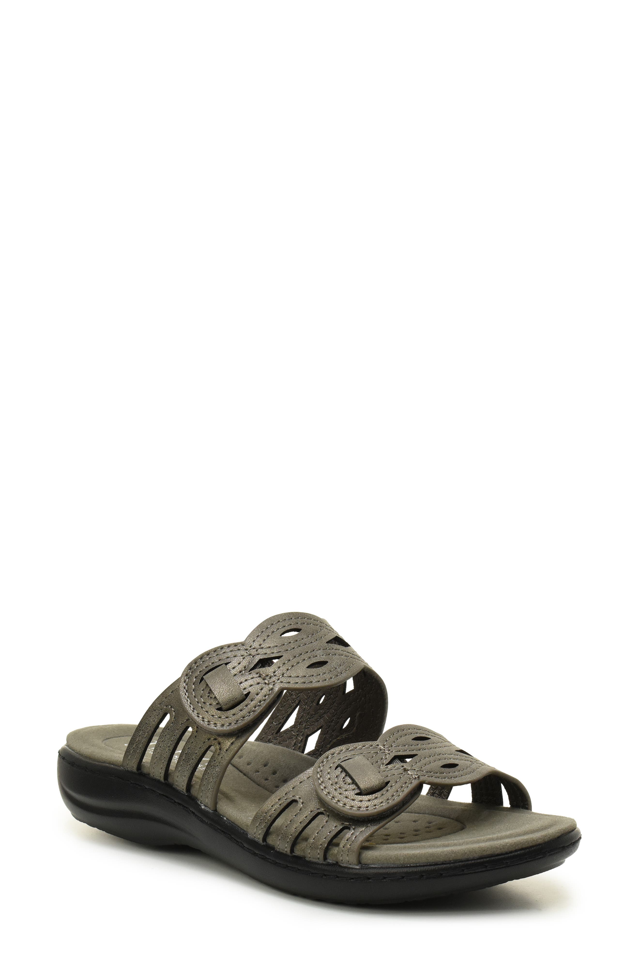 Taryn Rose Cutout Slide Sandal