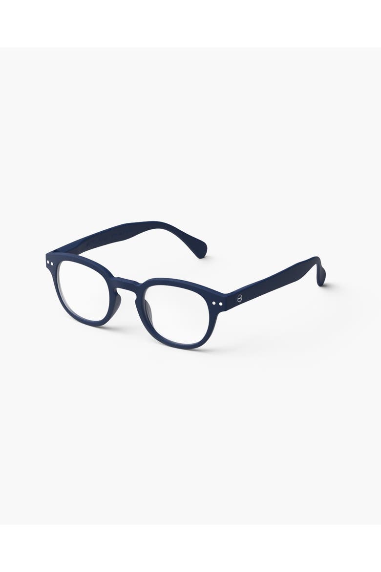 #C 49mm Square Reading Glasses, Alternate, color, Navy Blue