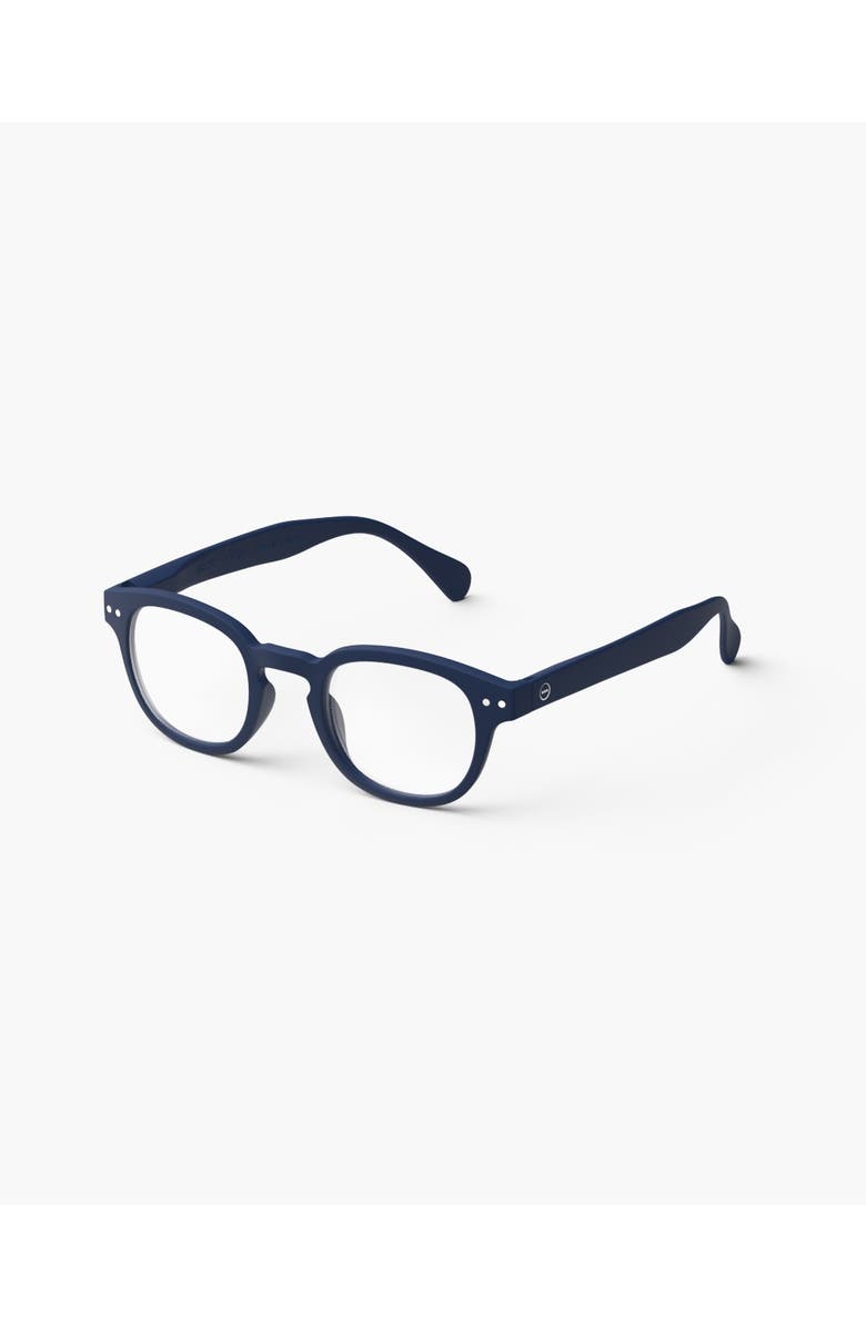 IZIPIZI #C 49mm Square Reading Glasses, Alternate, color, Navy Blue