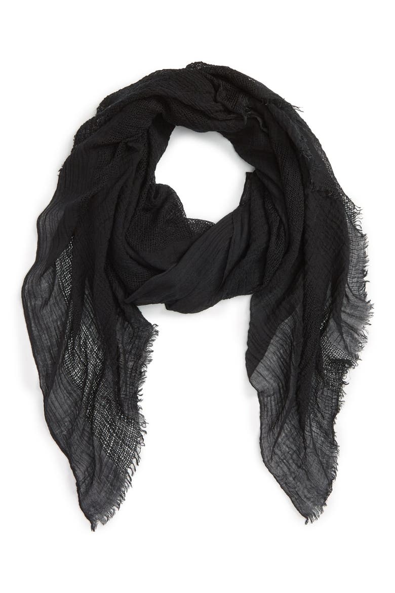 Open Stitch Panel Wrap, Main, color, BLACK
