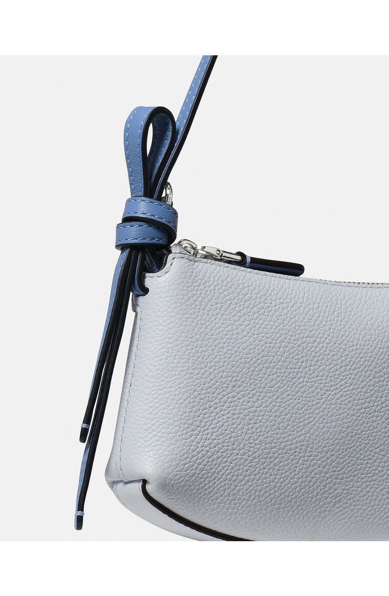 Kate Spade New York loop colorblock pebble leather pochette shoulder bag, Alternate, color, Pale Sapphirine