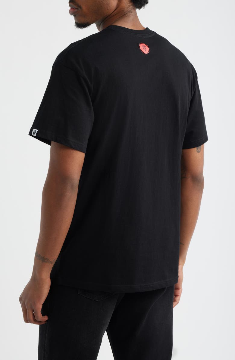 ICECREAM Catcha Tiger Cotton Graphic T-Shirt, Alternate, color, Black