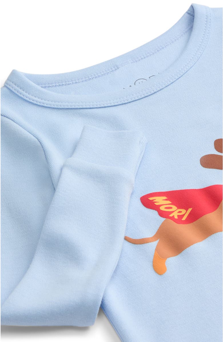 MORI Print Pyjama Set, Alternate, color, Sausage Dog & Blue