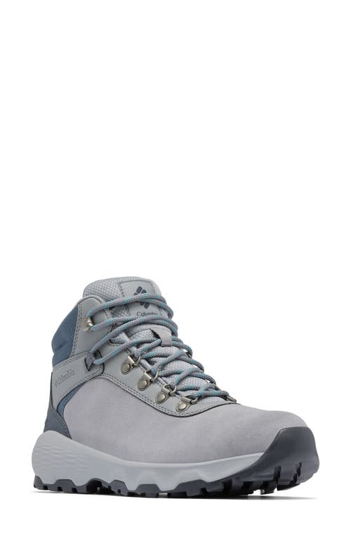 Columbia Newton Wander™ Waterproof Hiking Boot In Monument/teal