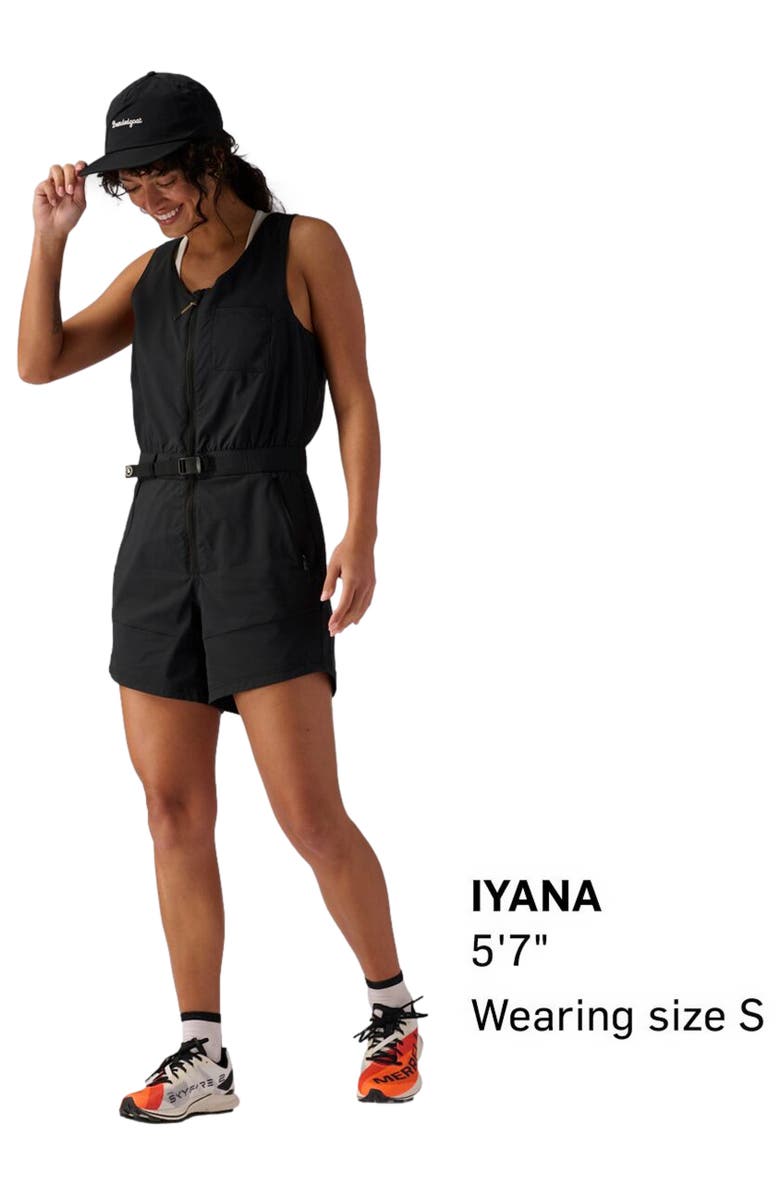 Backcountry Wasatch Ripstop Romper - Women's, Alternate, color, Black