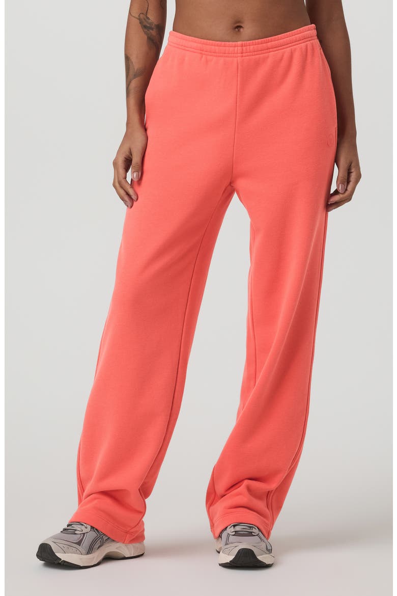 Sedona Straight Leg Sweatpants, Main, color, BRIGHT CORAL