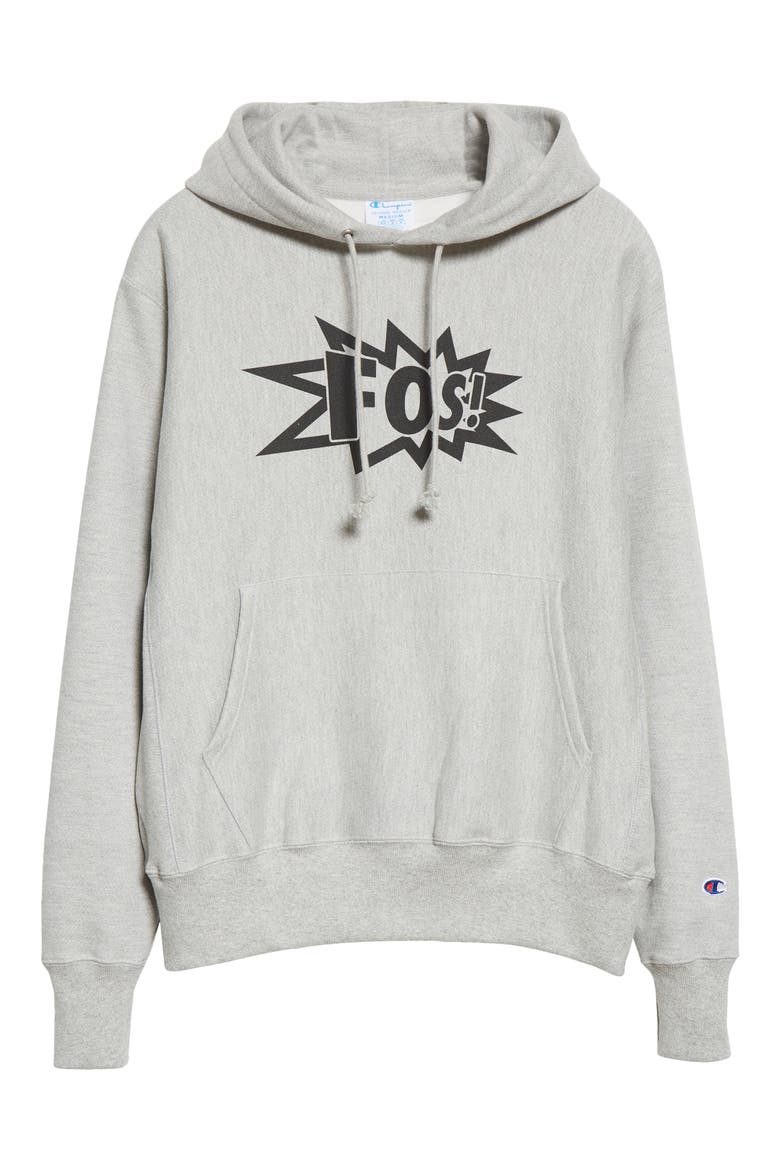 Gender Inclusive Virgil Abloh 'Figures of Speech' Cotton Blend Graphic Hoodie, Alternate, color, GREY