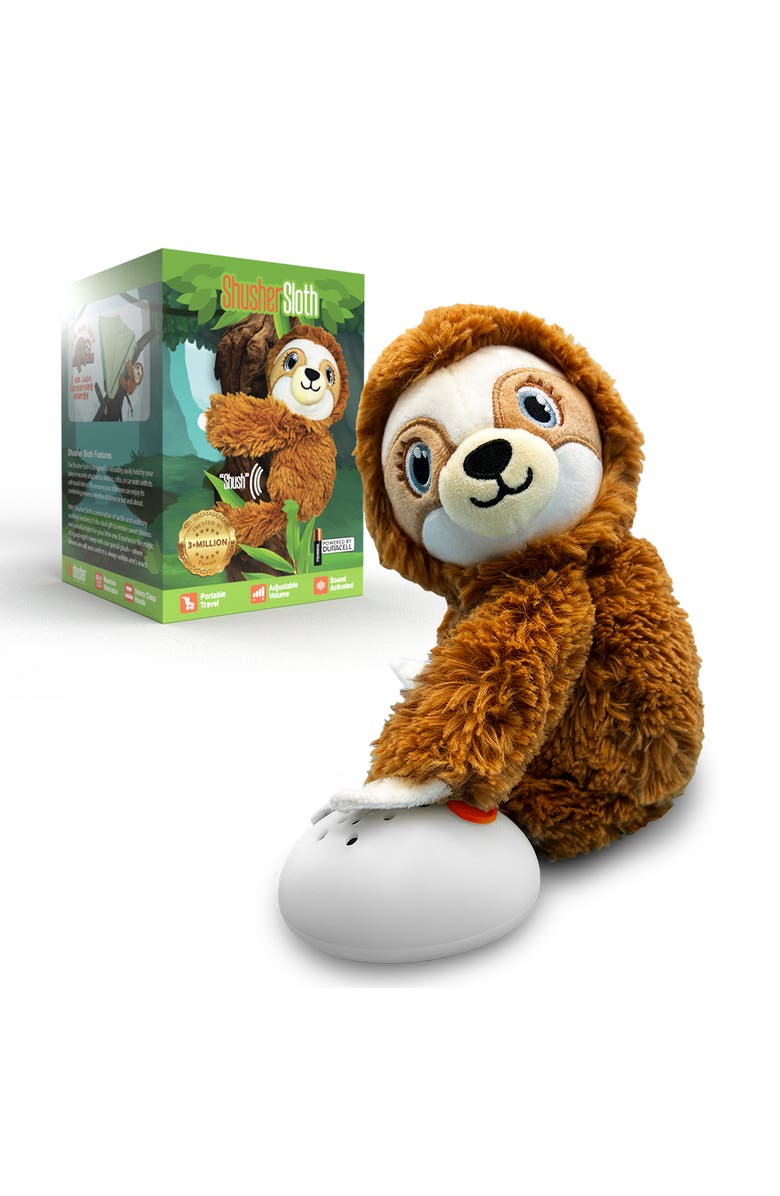 Shusher Sloth by Baby Shusher, Main, color, Brown