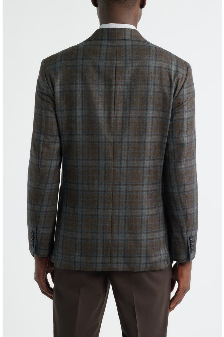 Brown Midas Plaid Wool Sport Coat, Alternate, color, BROWN- GREY MIDAS PLAID