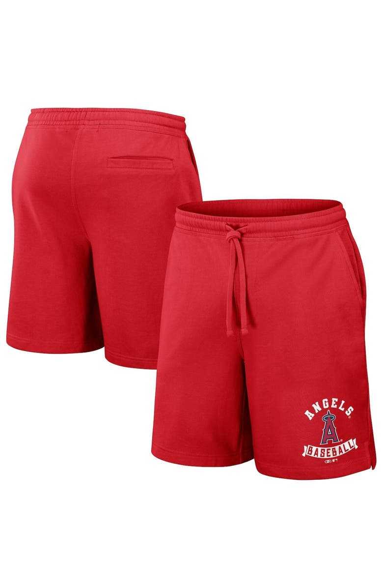 Darius Rucker Collection by Fanatics Men
s Darius Rucker Collection by Fanatics Red Los Angeles Angels Team Color Shorts, Alternate, color, Red