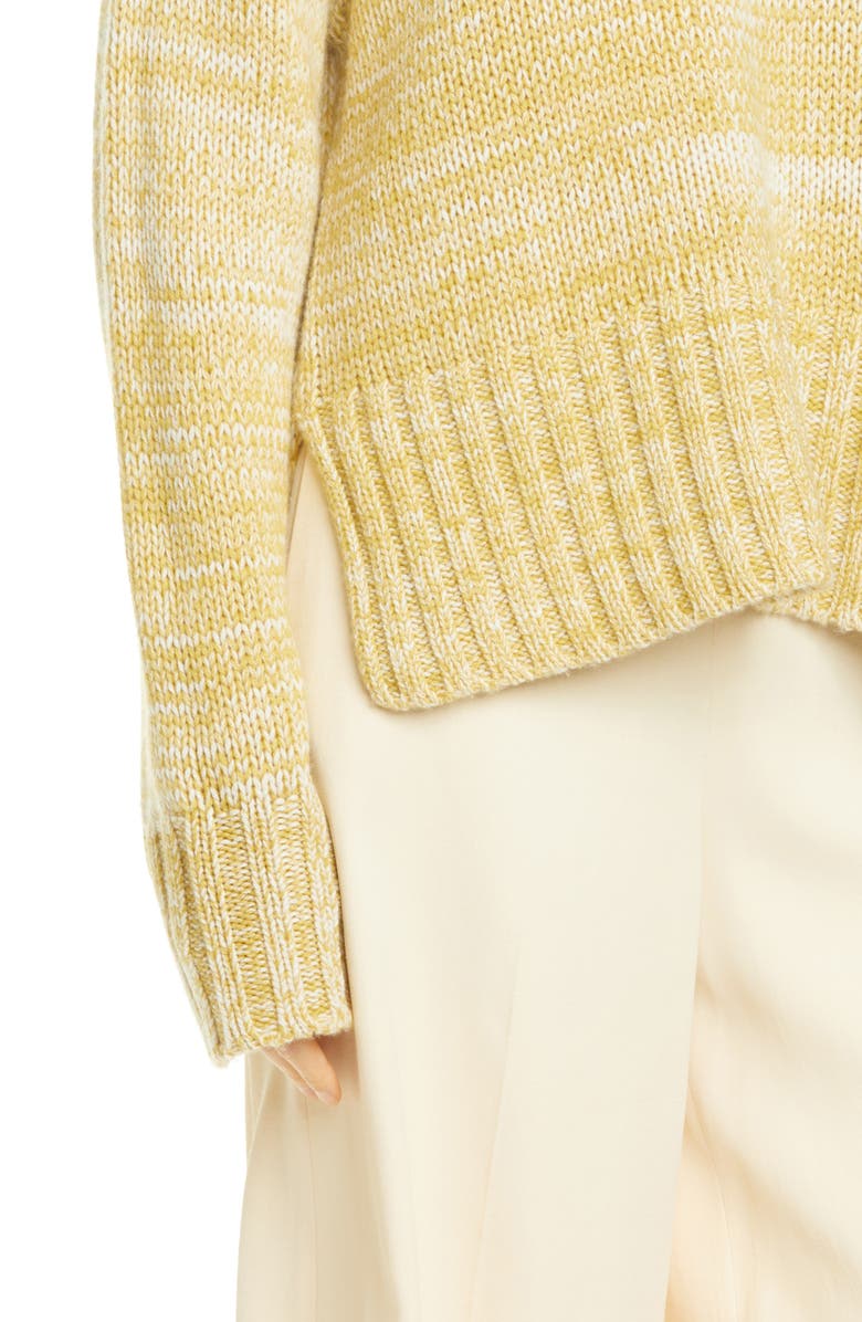 Vince Camuto Marled Slit Sweater, Alternate, color, 