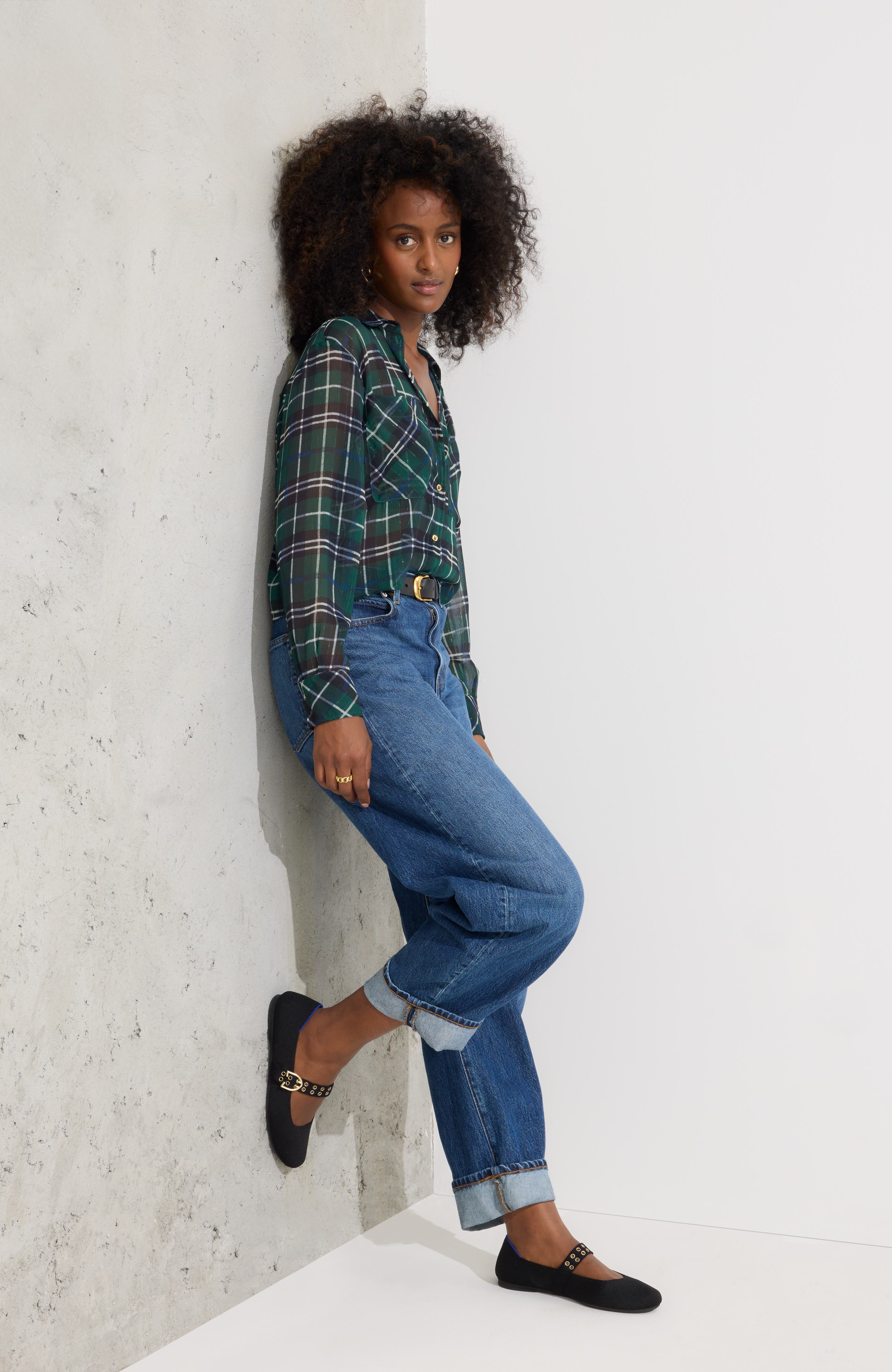 Rothy's The Ballet Mary Jane, Alternate, color, Black