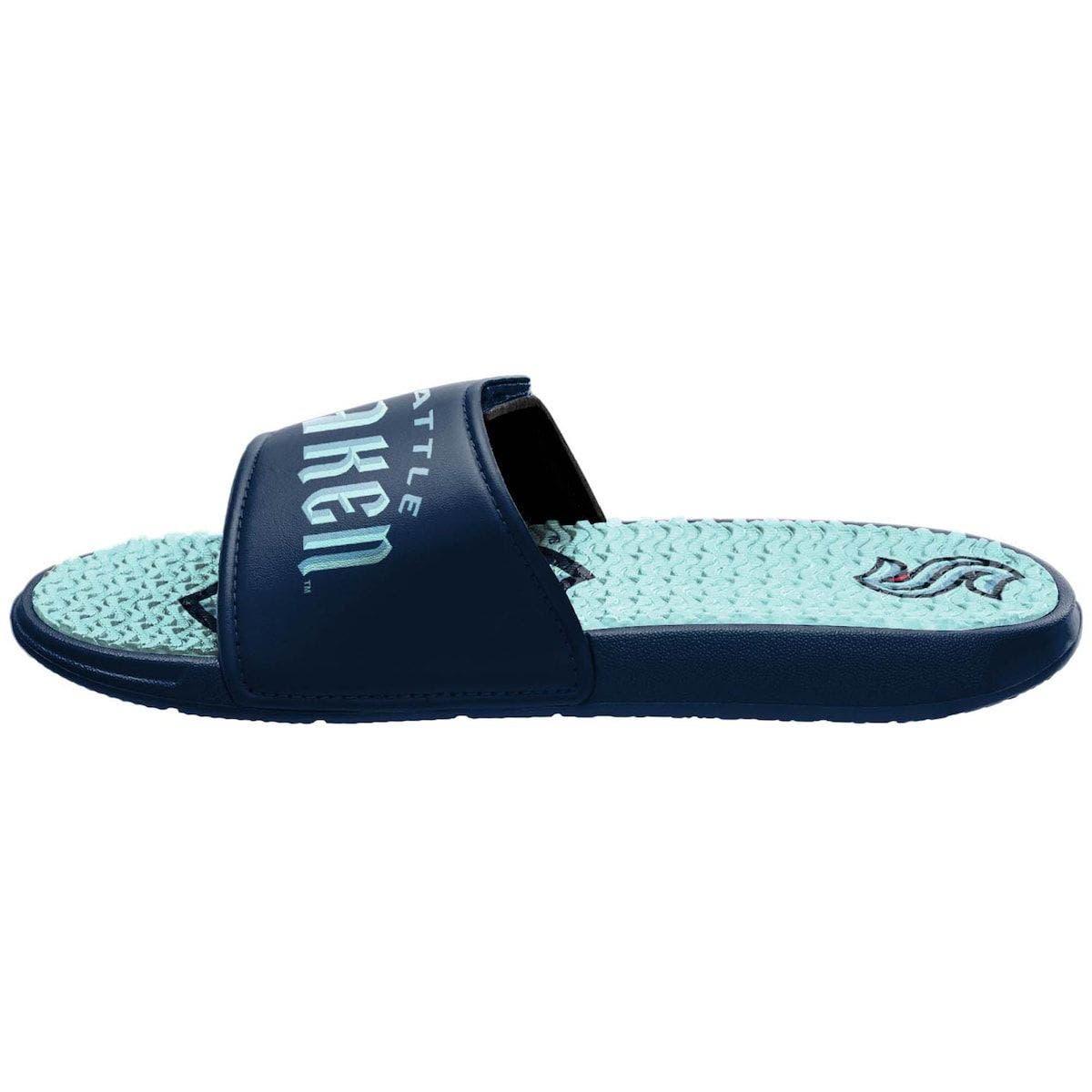 FOCO Youth FOCO Seattle Kraken Gel Slide Sandals, Alternate, color, 