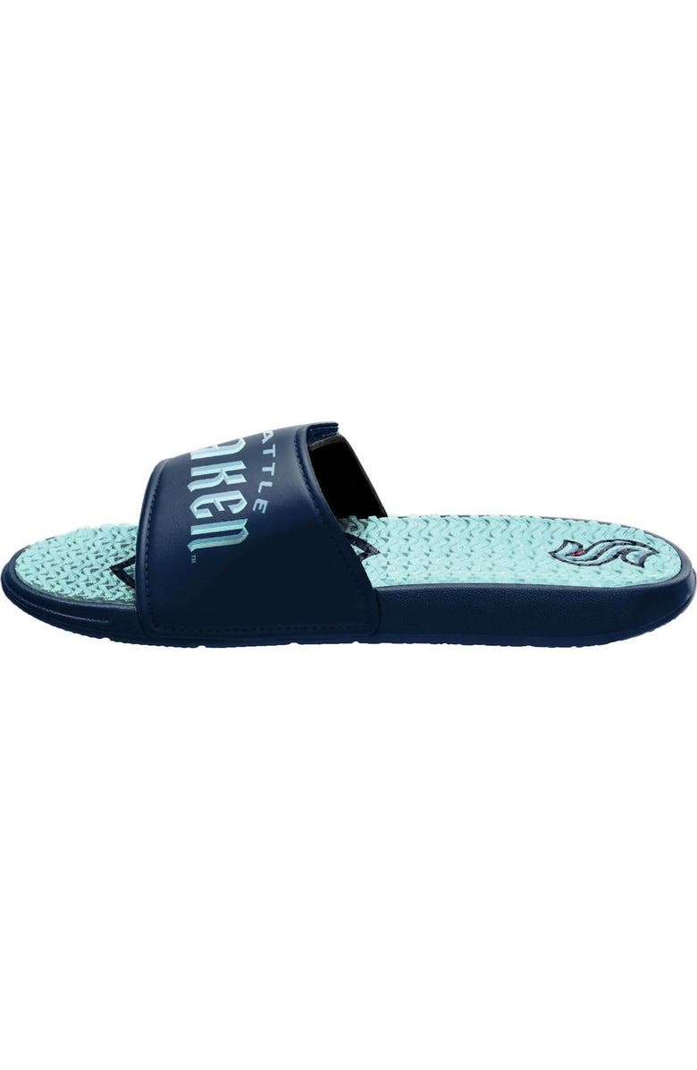 FOCO Youth FOCO Seattle Kraken Gel Slide Sandals, Alternate, color,