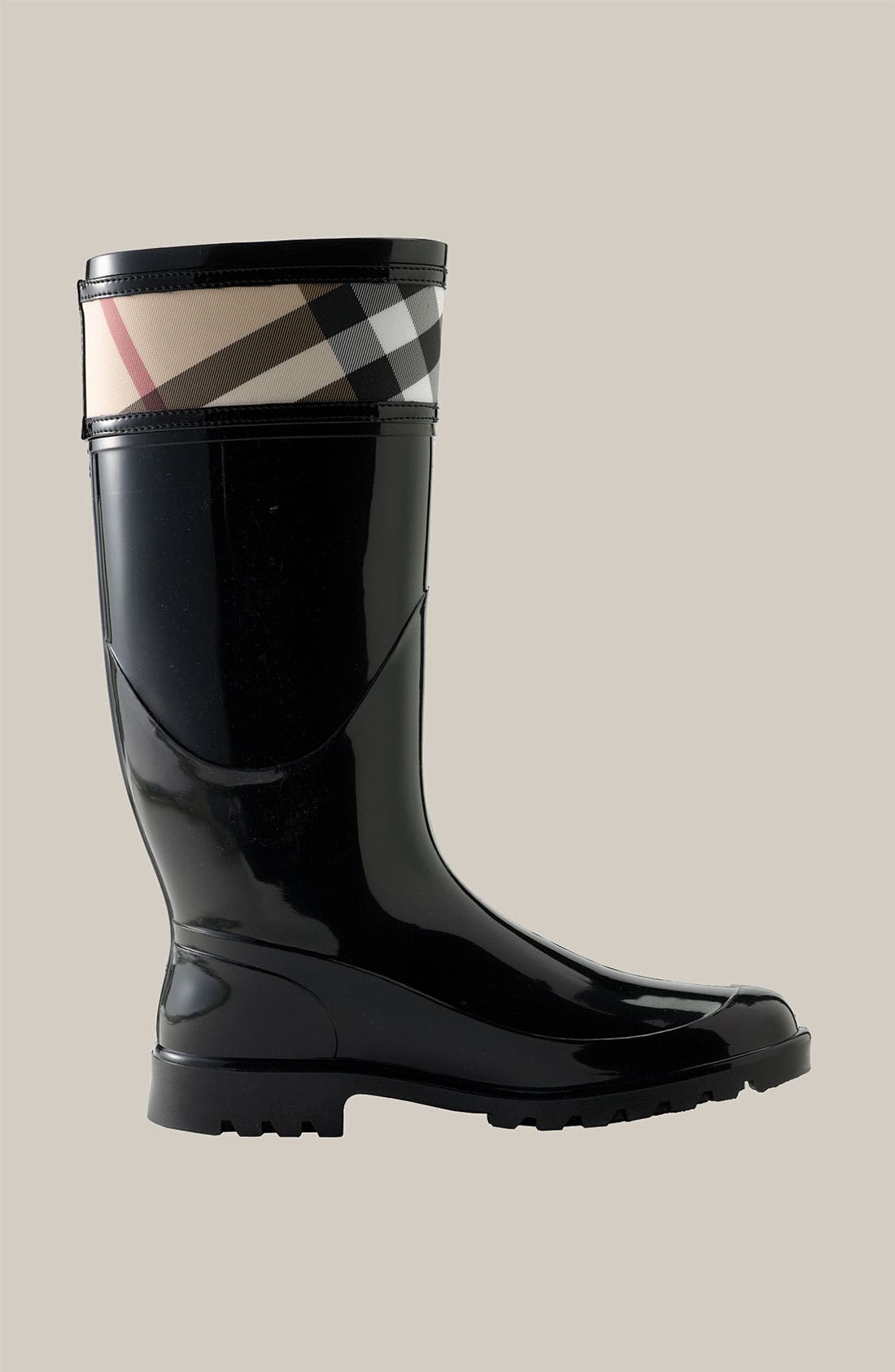 Rain Boot, Alternate, color, BLACK