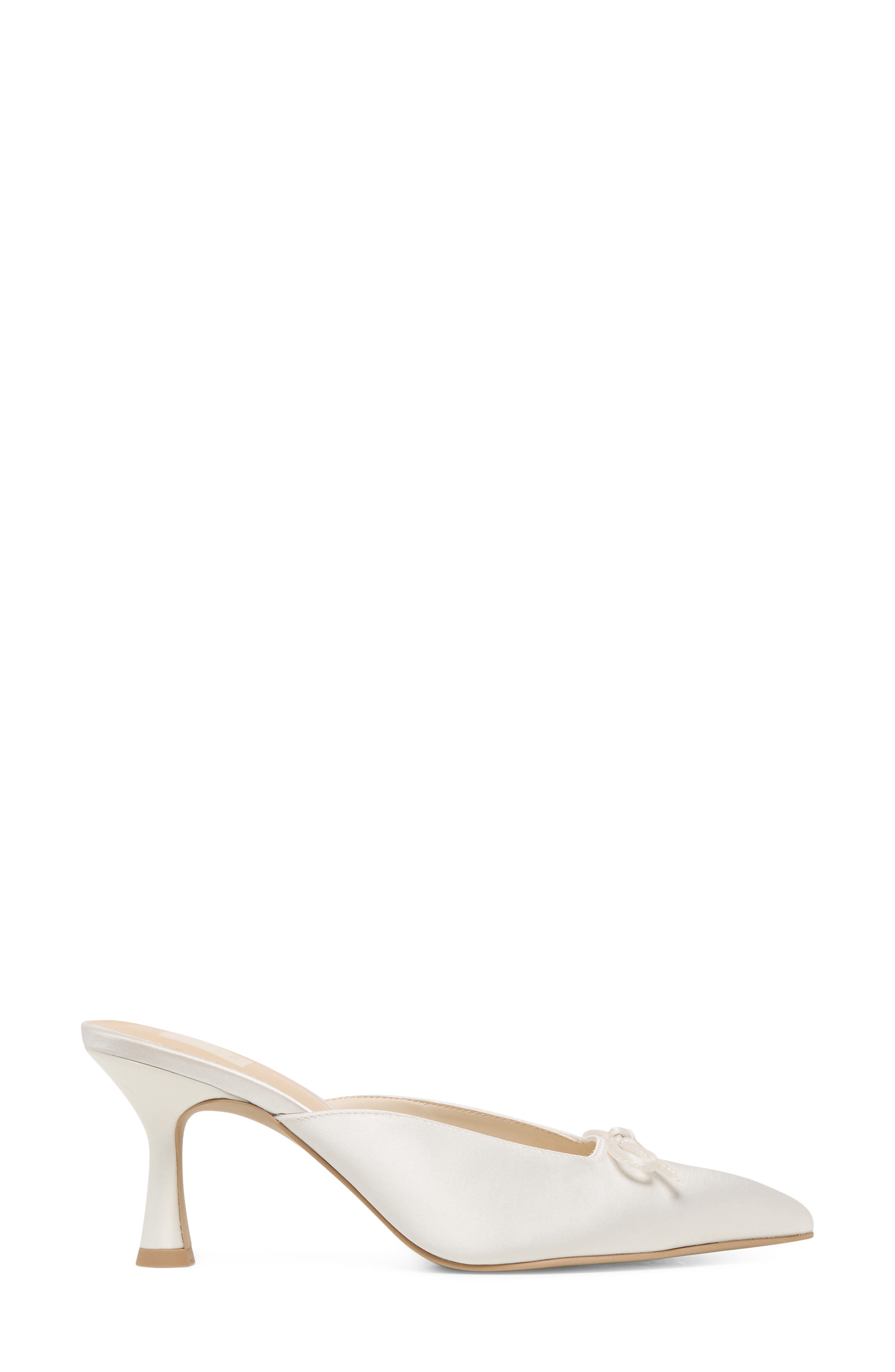 Dolce Vita Cleo Pointed Toe Pump, Alternate, color, Off White Satin