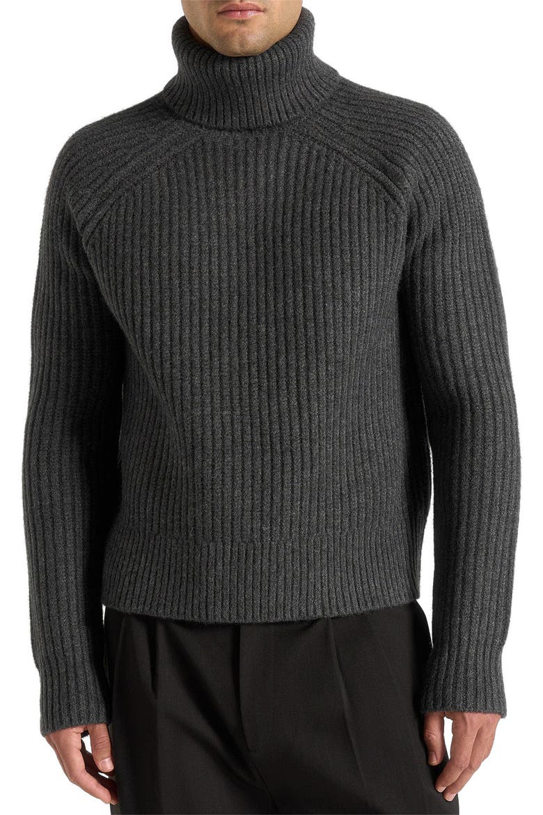 Rudy Roll Neck Chunky Knit Jumper, Alternate, color, Grey