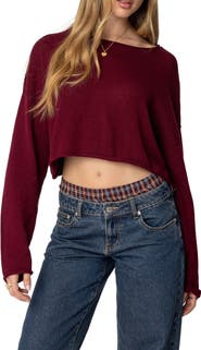 EDIKTED Shyrah Oversize Crop Sweater