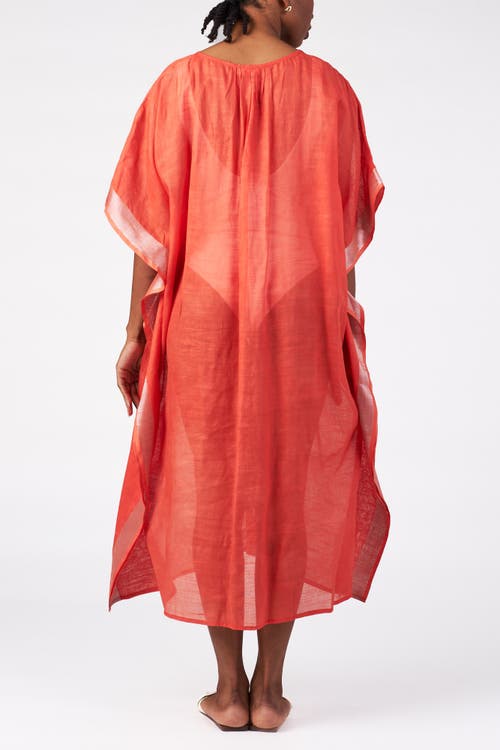 Calypso St Barth Calypso St. Barth Kerala Kaftan In Brown